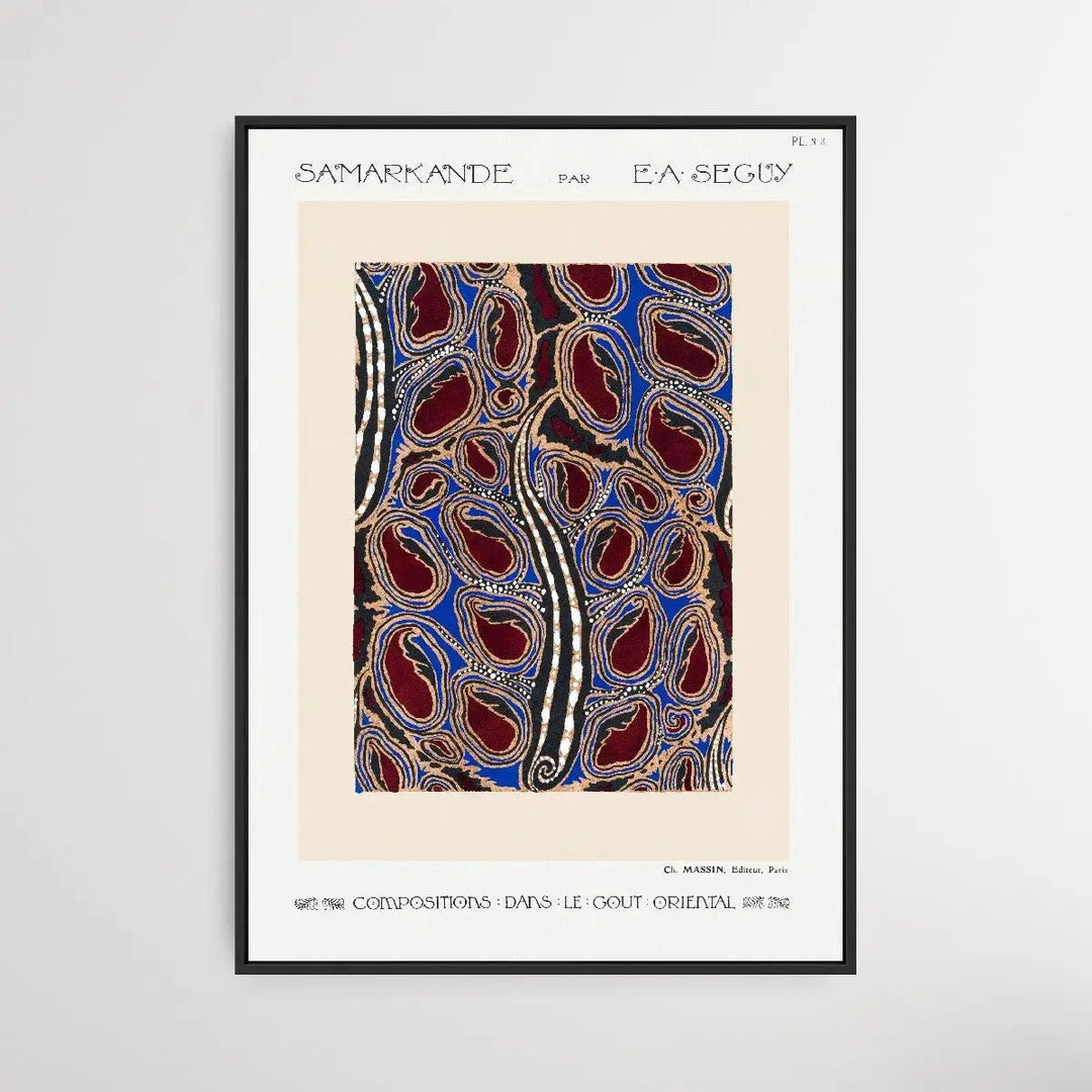 Botanical Pochoir Pattern 1 1914 by E. A. Séguy - I Heart Wall Art - Poster Print, Canvas Print or Framed Art Print
