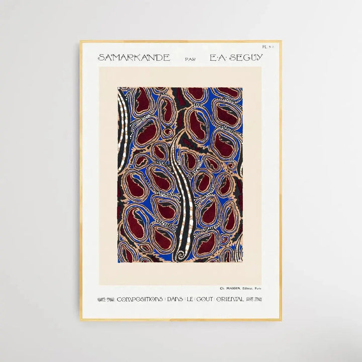Botanical Pochoir Pattern 1 1914 by E. A. Séguy - I Heart Wall Art - Poster Print, Canvas Print or Framed Art Print