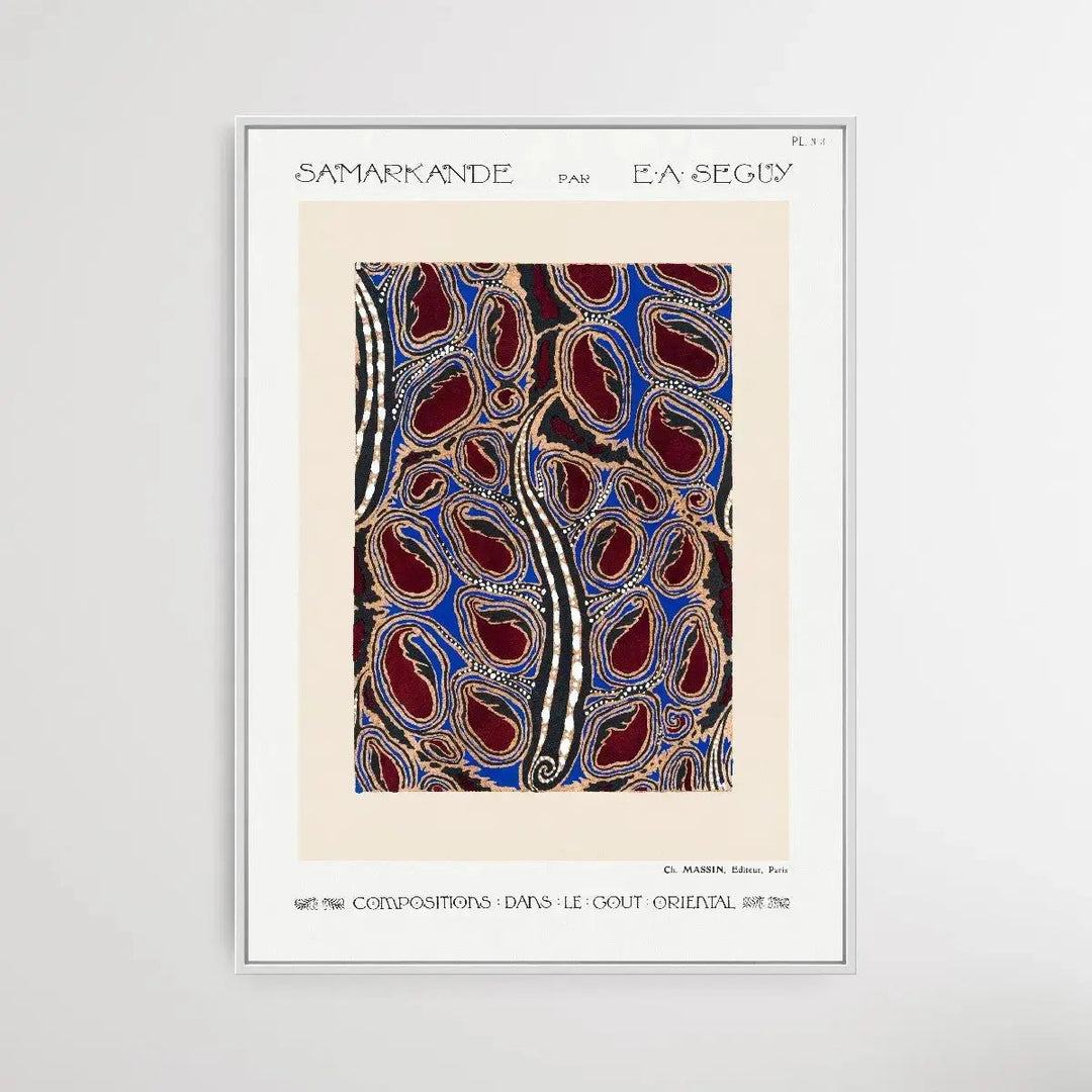 Botanical Pochoir Pattern 1 1914 by E. A. Séguy - I Heart Wall Art - Poster Print, Canvas Print or Framed Art Print