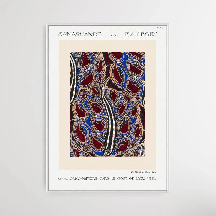 Botanical Pochoir Pattern 1 1914 by E. A. Séguy - I Heart Wall Art - Poster Print, Canvas Print or Framed Art Print