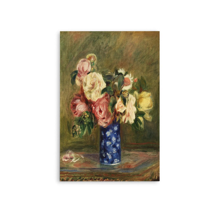 Bouquet of Roses (Le Bouquet de Roses) (1882) by Pierre-Auguste Renoir - Stretched Canvas Print or Framed Fine Art Print - Artwork I Heart Wall Art Australia 