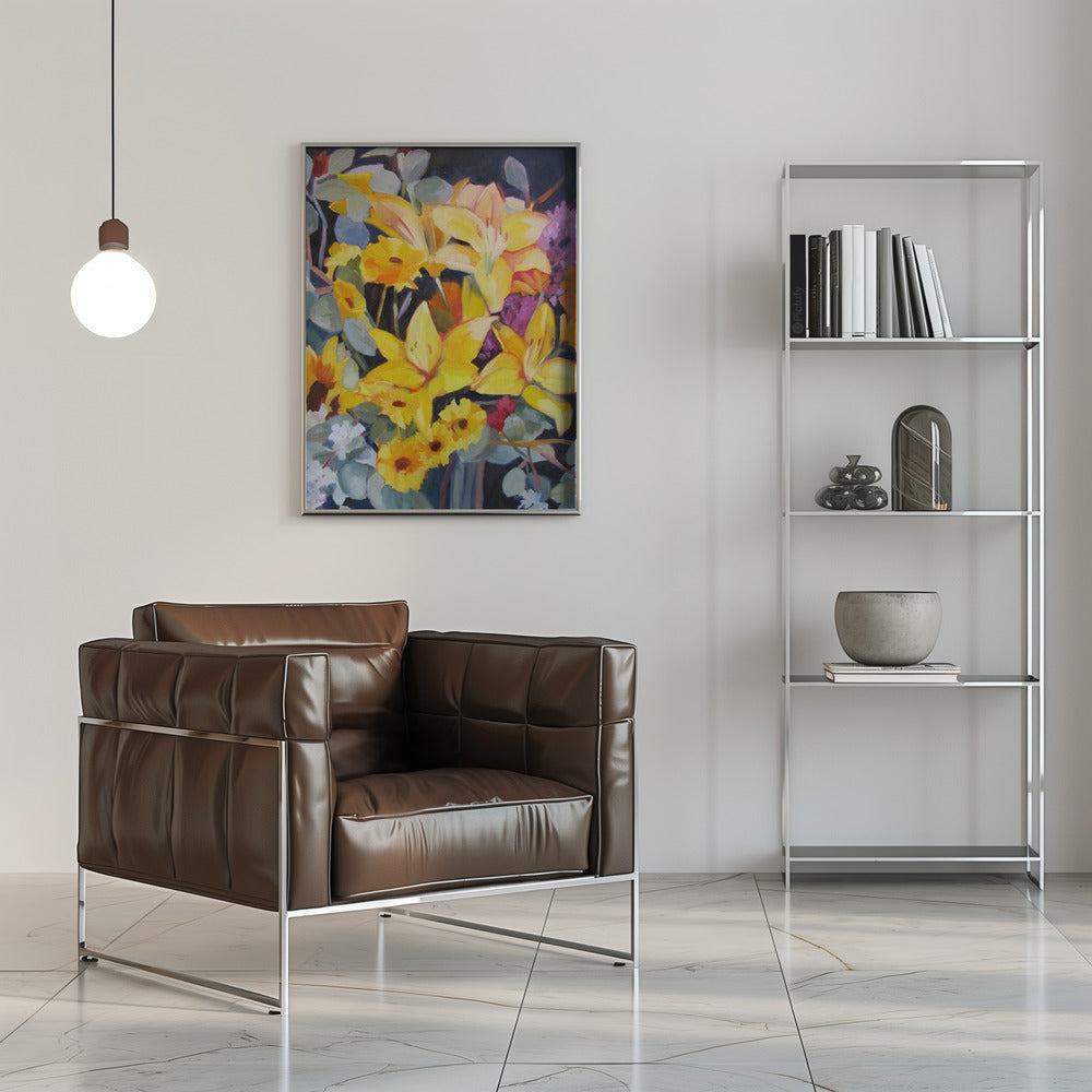 Bouquet - Stretched Canvas, Poster or Fine Art Print I Heart Wall Art