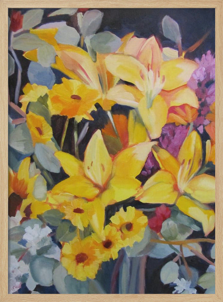 Bouquet - Stretched Canvas, Poster or Fine Art Print I Heart Wall Art