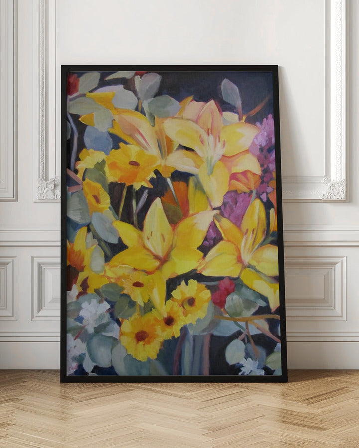 Bouquet - Stretched Canvas, Poster or Fine Art Print I Heart Wall Art