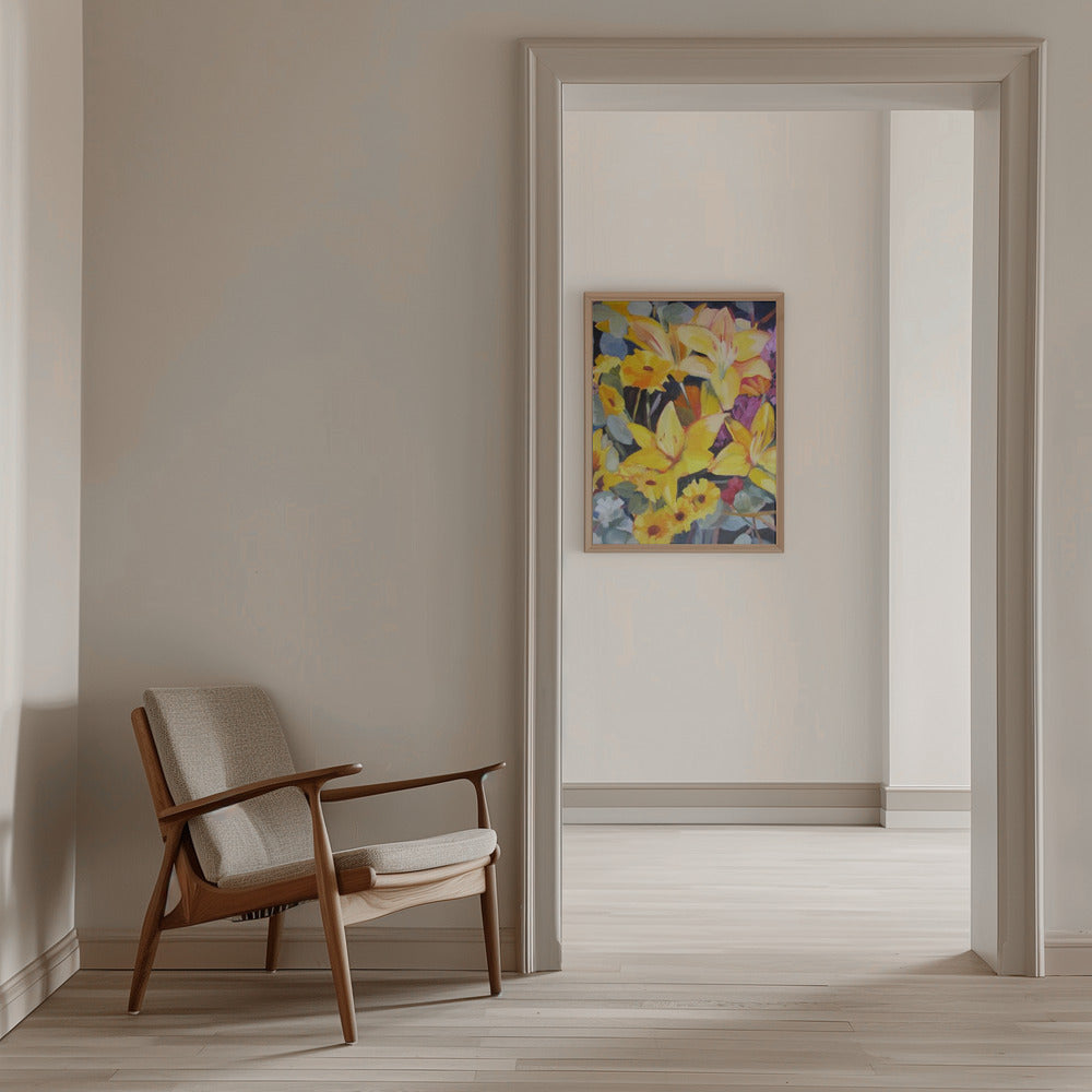 Bouquet - Stretched Canvas, Poster or Fine Art Print I Heart Wall Art