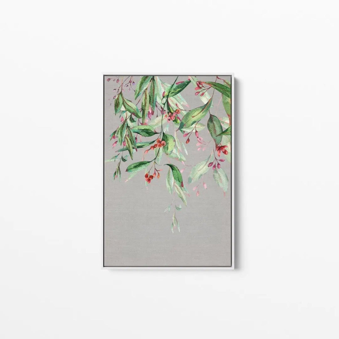 Branch Of Hope - Eucalyptus Branch Watercolour Canvas Wall Art Prints - I Heart Wall Art - Poster Print, Canvas Print or Framed Art Print
