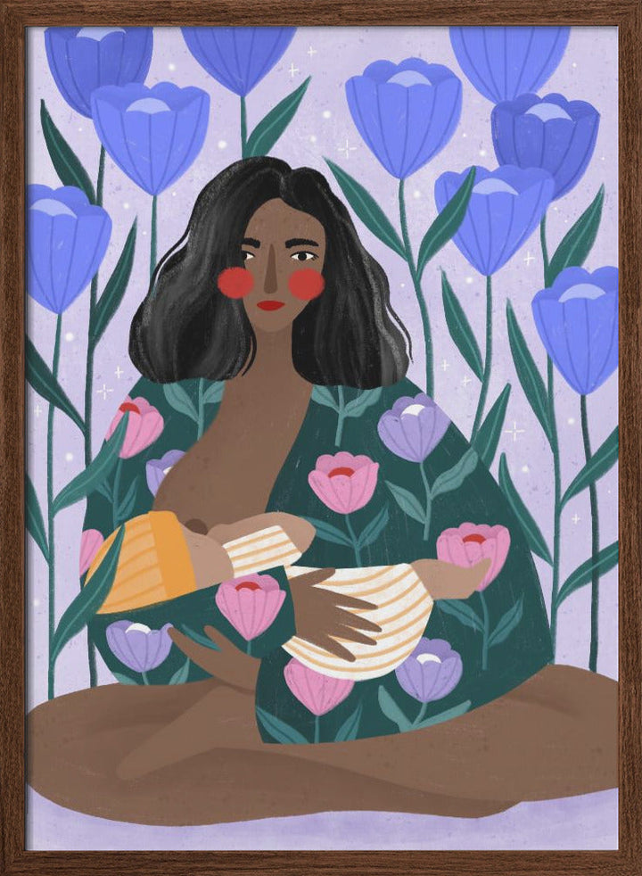 Breastfeeding - Stretched Canvas, Poster or Fine Art Print I Heart Wall Art