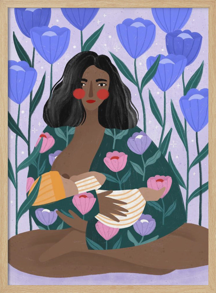 Breastfeeding - Stretched Canvas, Poster or Fine Art Print I Heart Wall Art