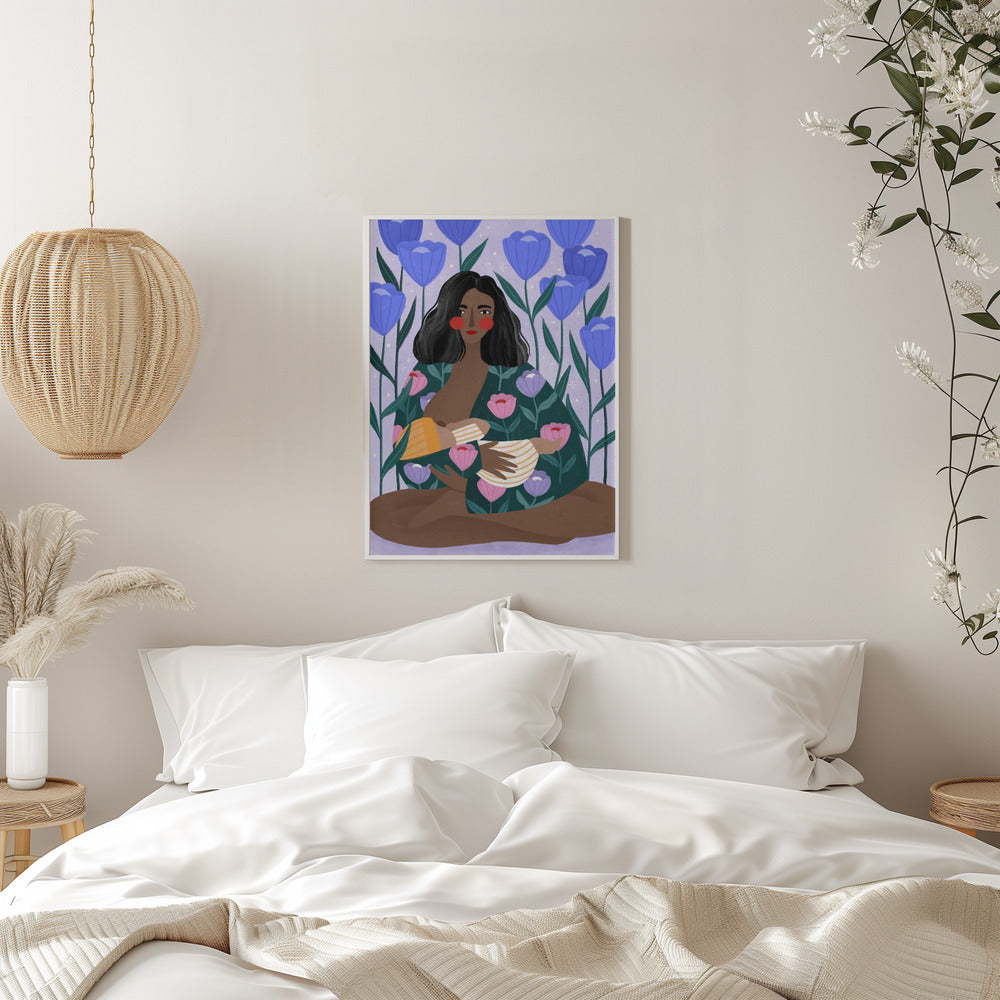 Breastfeeding - Stretched Canvas, Poster or Fine Art Print I Heart Wall Art