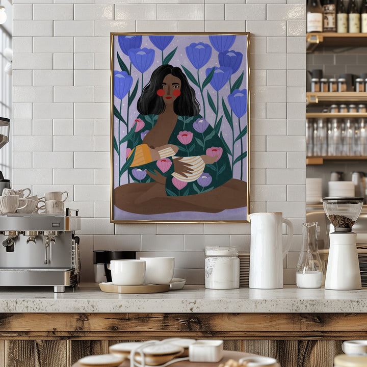 Breastfeeding - Stretched Canvas, Poster or Fine Art Print I Heart Wall Art