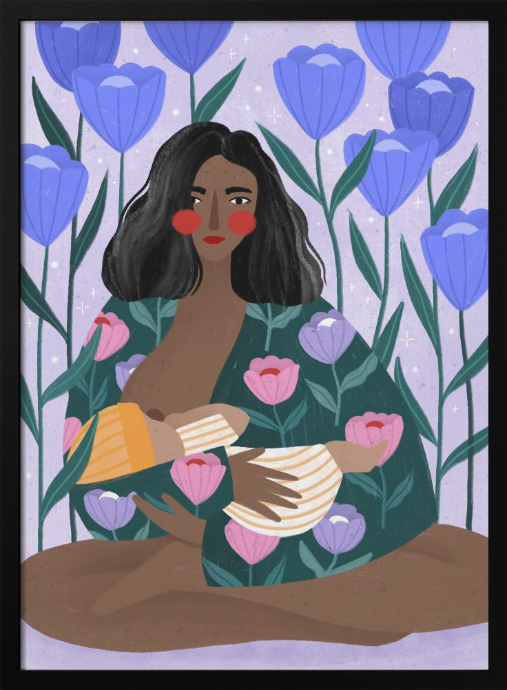 Breastfeeding - Stretched Canvas, Poster or Fine Art Print I Heart Wall Art