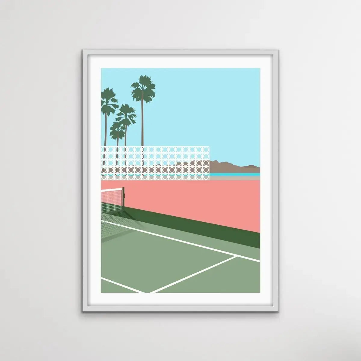 Breezeblocks Print Three - Mid Century Modern Art Print - I Heart Wall Art - Poster Print, Canvas Print or Framed Art Print