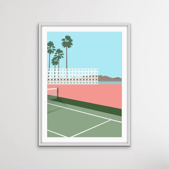 Breezeblocks - Two Piece Mid Century Modern Print Set Diptych - I Heart Wall Art - Poster Print, Canvas Print or Framed Art Print