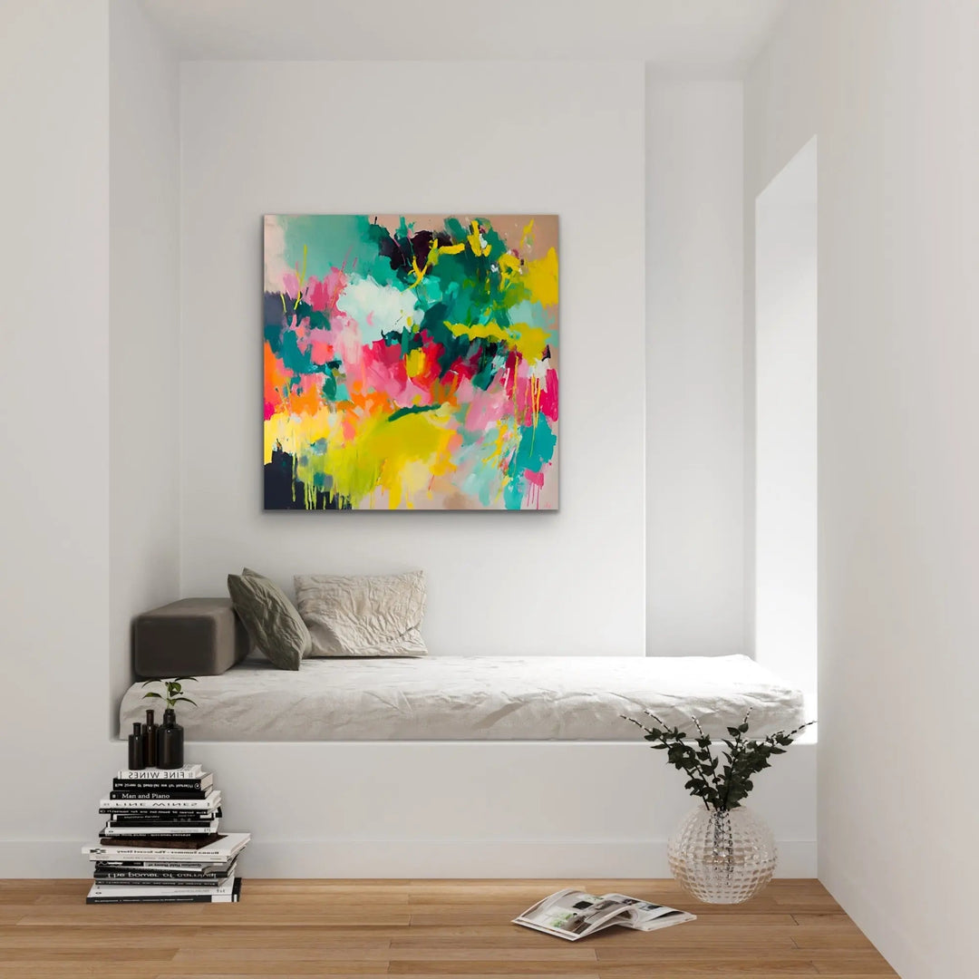 Bright Heart Edition Two- Stretched Canvas Canvas Print or Framed Art Print I Heart Wall Art Australia