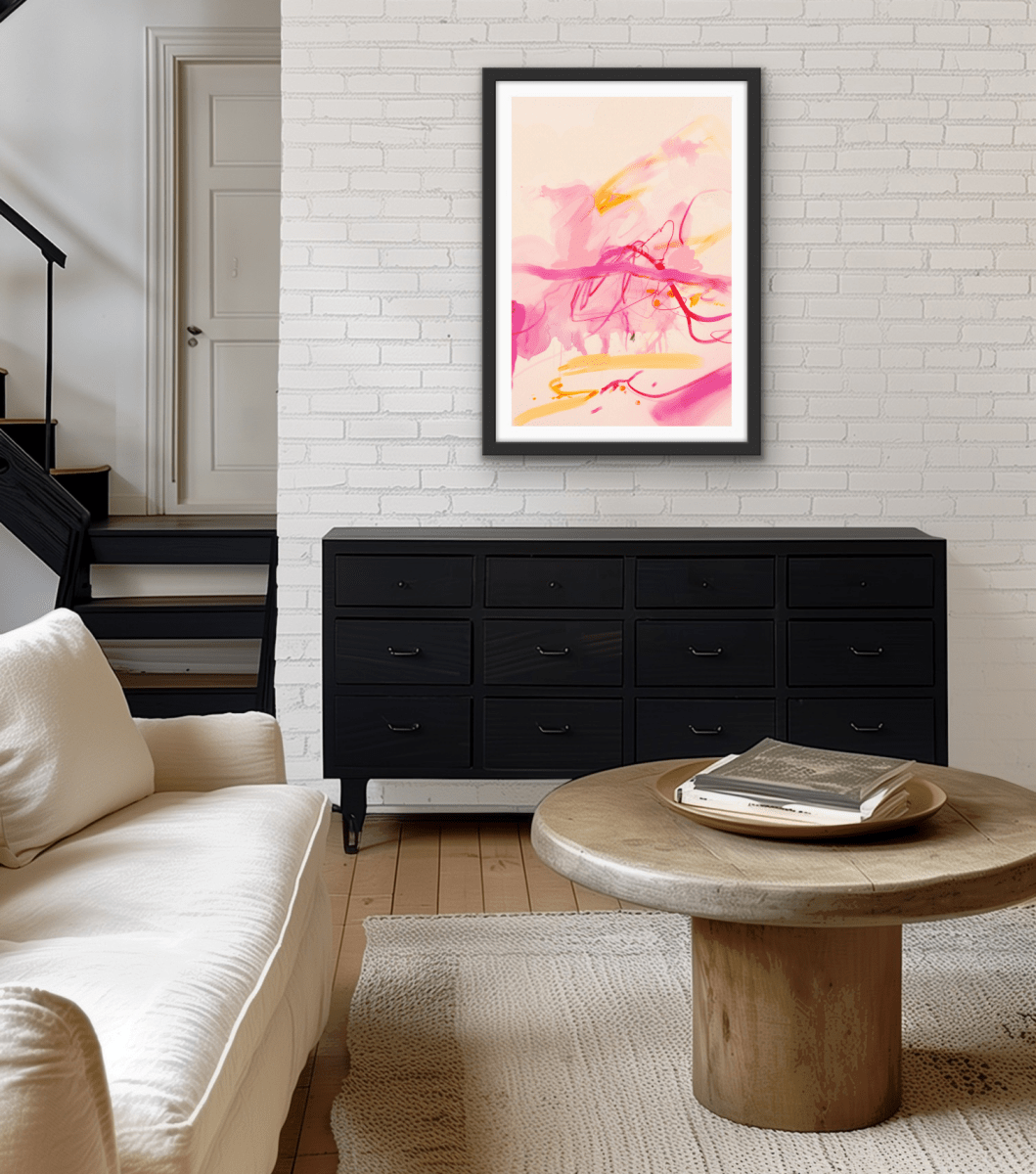 Brighter Days - Abstract Colour Stretched Canvas or Wall Art Print - I Heart Wall Art - Poster Print, Canvas Print or Framed Art Print