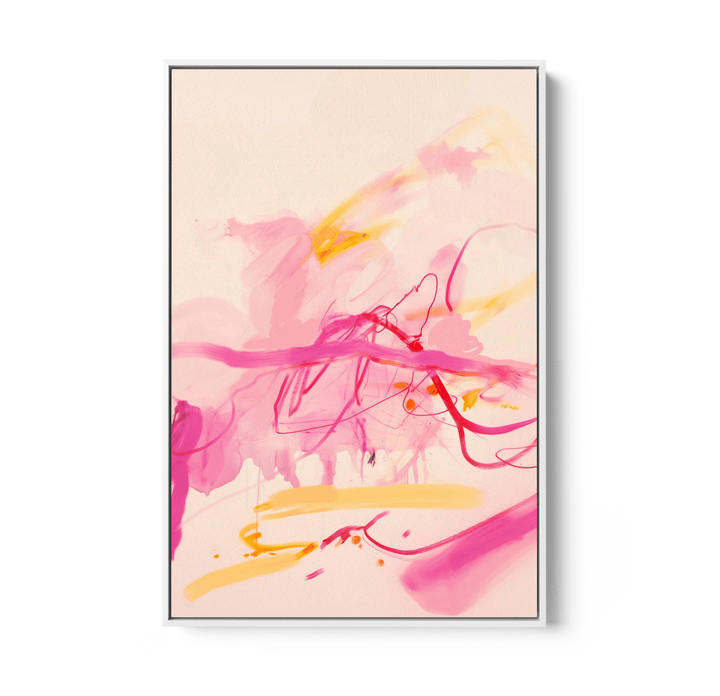 Brighter Days - Abstract Colour Stretched Canvas or Wall Art Print - I Heart Wall Art - Poster Print, Canvas Print or Framed Art Print