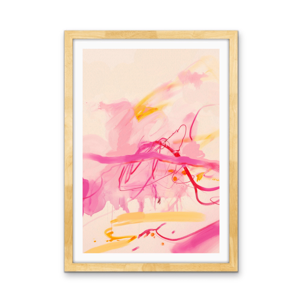 Brighter Days - Abstract Colour Stretched Canvas or Wall Art Print - I Heart Wall Art - Poster Print, Canvas Print or Framed Art Print