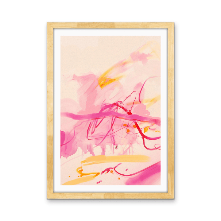 Brighter Days - Abstract Colour Stretched Canvas or Wall Art Print - I Heart Wall Art - Poster Print, Canvas Print or Framed Art Print