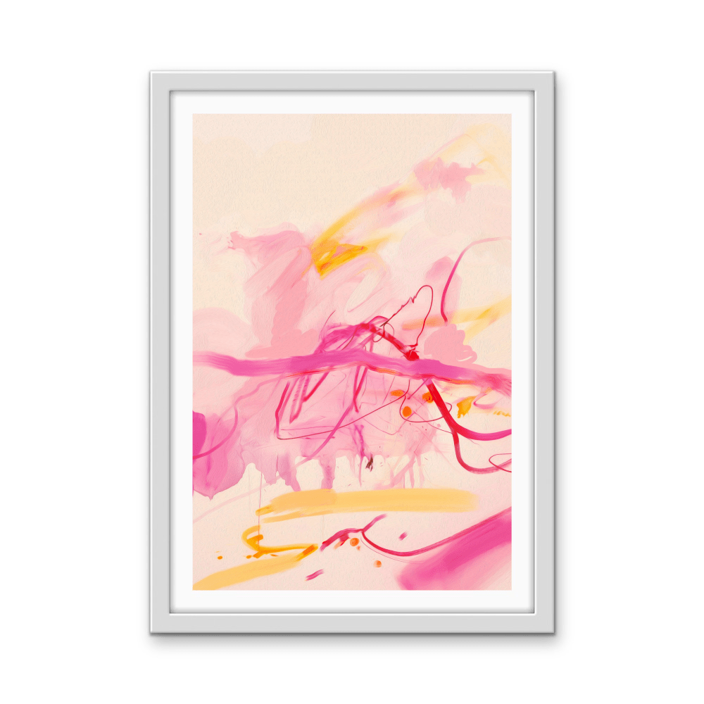 Brighter Days - Abstract Colour Stretched Canvas or Wall Art Print - I Heart Wall Art - Poster Print, Canvas Print or Framed Art Print