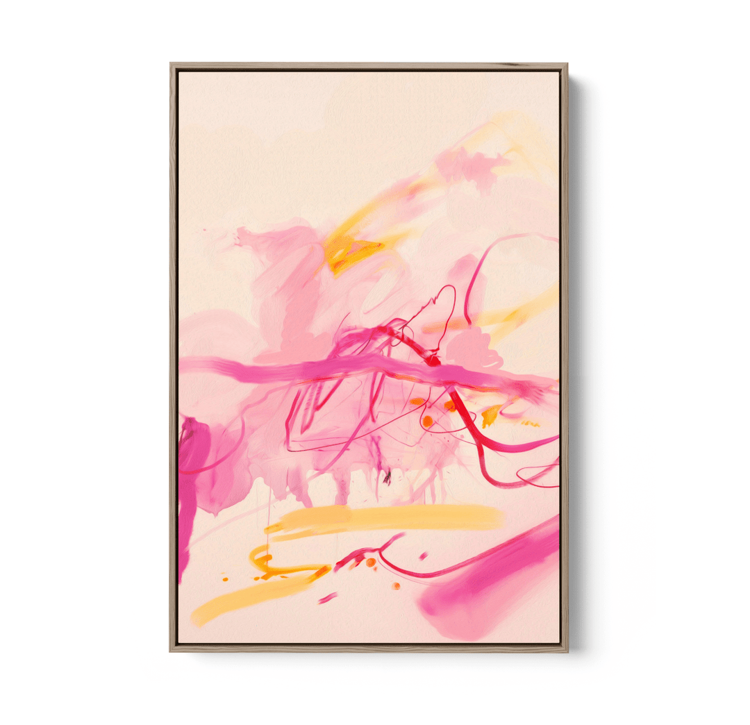 Brighter Days - Abstract Colour Stretched Canvas or Wall Art Print - I Heart Wall Art - Poster Print, Canvas Print or Framed Art Print