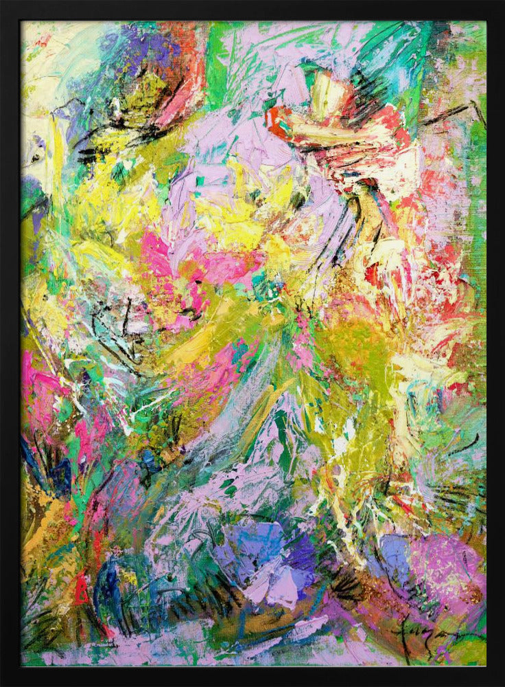 Brilliant Bloom Scape - Stretched Canvas, Poster or Fine Art Print I Heart Wall Art