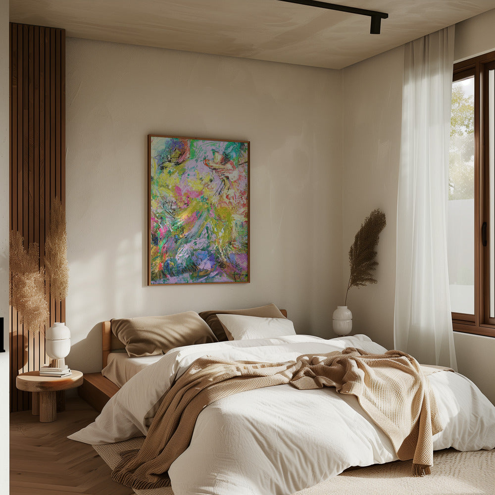 Brilliant Bloom Scape - Stretched Canvas, Poster or Fine Art Print I Heart Wall Art