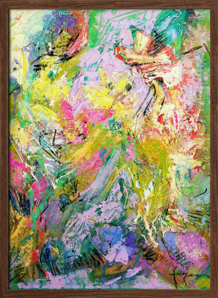 Brilliant Bloom Scape - Stretched Canvas, Poster or Fine Art Print I Heart Wall Art