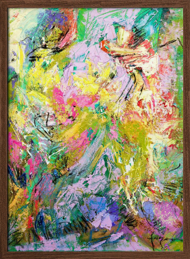 Brilliant Bloom Scape - Stretched Canvas, Poster or Fine Art Print I Heart Wall Art