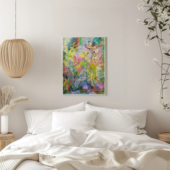 Brilliant Bloom Scape - Stretched Canvas, Poster or Fine Art Print I Heart Wall Art