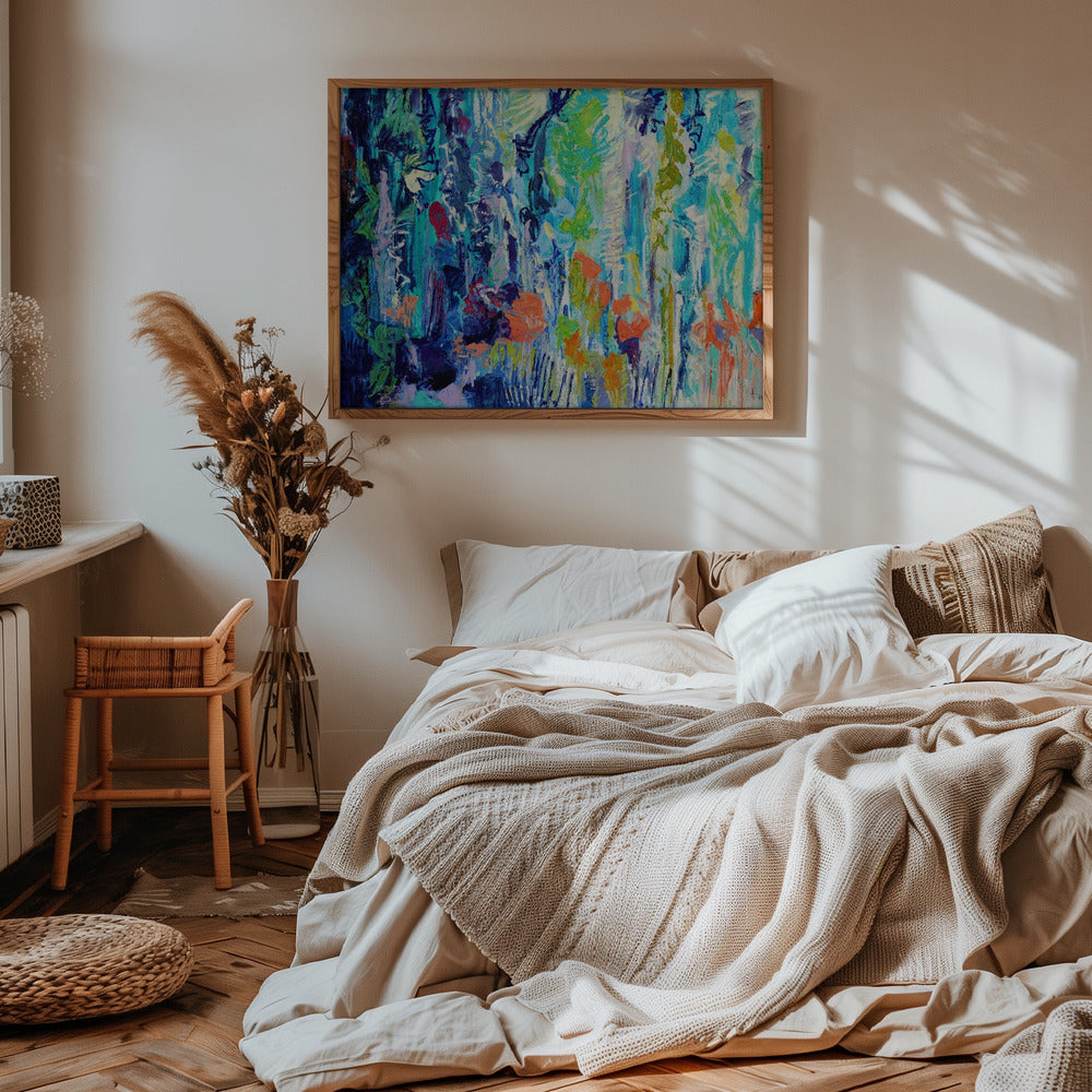 Brilliant Bloom Scape - Stretched Canvas, Poster or Fine Art Print I Heart Wall Art