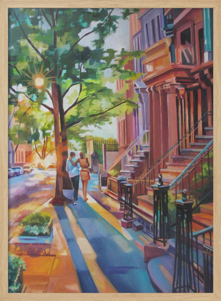 Brooklyn Heights - Stretched Canvas, Poster or Fine Art Print I Heart Wall Art