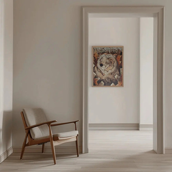 Brown Forest Bear - Stretched Canvas, Poster or Fine Art Print I Heart Wall Art