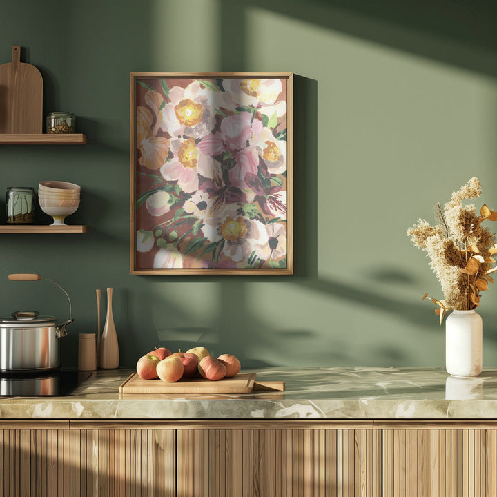 Brown Orchids - Stretched Canvas, Poster or Fine Art Print I Heart Wall Art