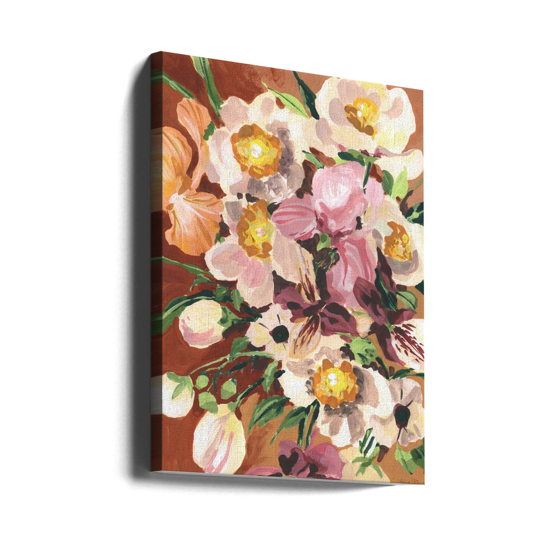 Brown Orchids - Stretched Canvas, Poster or Fine Art Print I Heart Wall Art