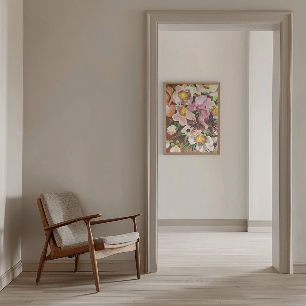 Brown Orchids - Stretched Canvas, Poster or Fine Art Print I Heart Wall Art