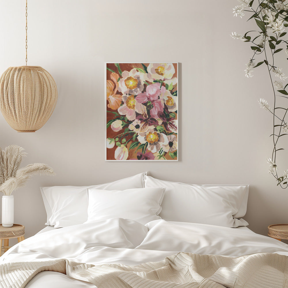 Brown Orchids - Stretched Canvas, Poster or Fine Art Print I Heart Wall Art