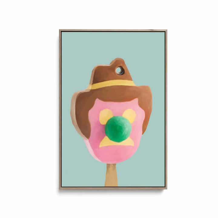 Bubble O Bill - Stretched Canvas Print or Framed Fine Art Print - Artwork I Heart Wall Art Australia 
