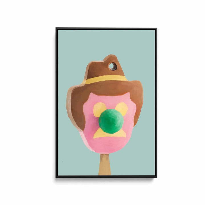 Bubble O Bill - Stretched Canvas Print or Framed Fine Art Print - Artwork I Heart Wall Art Australia 