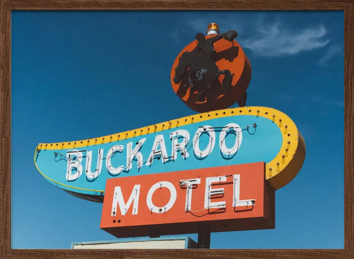 Buckaroo Motel - Stretched Canvas, Poster or Fine Art Print I Heart Wall Art