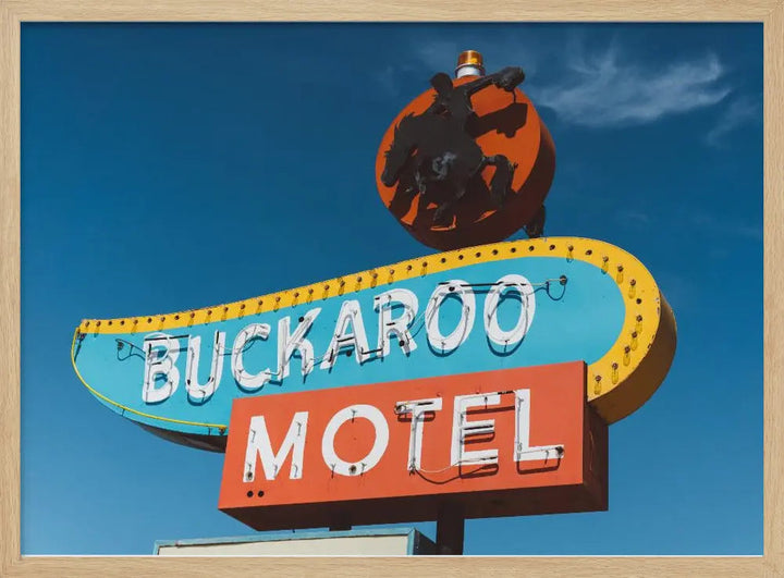 Buckaroo Motel - Stretched Canvas, Poster or Fine Art Print I Heart Wall Art