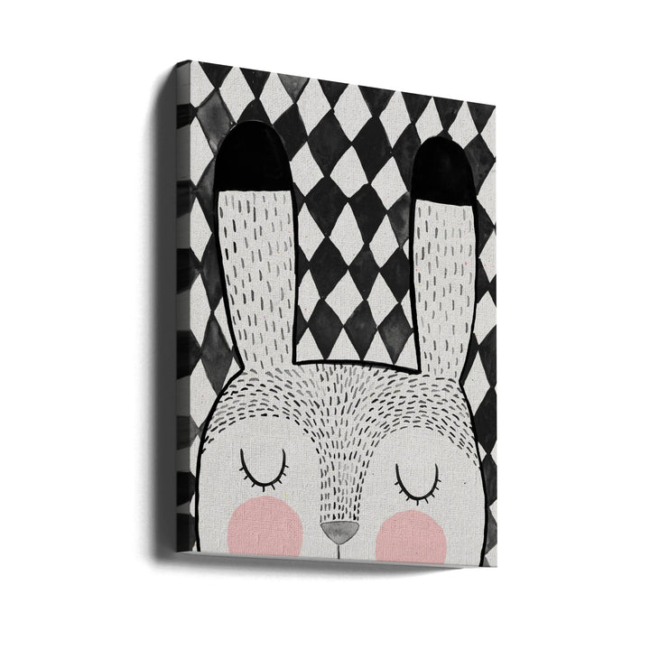 Bunny - Stretched Canvas, Poster or Fine Art Print I Heart Wall Art