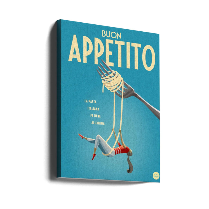 Buon Appetito - Stretched Canvas, Poster or Fine Art Print I Heart Wall Art