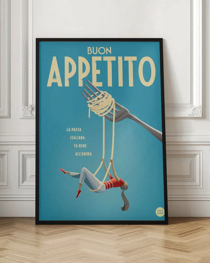 Buon Appetito - Stretched Canvas, Poster or Fine Art Print I Heart Wall Art