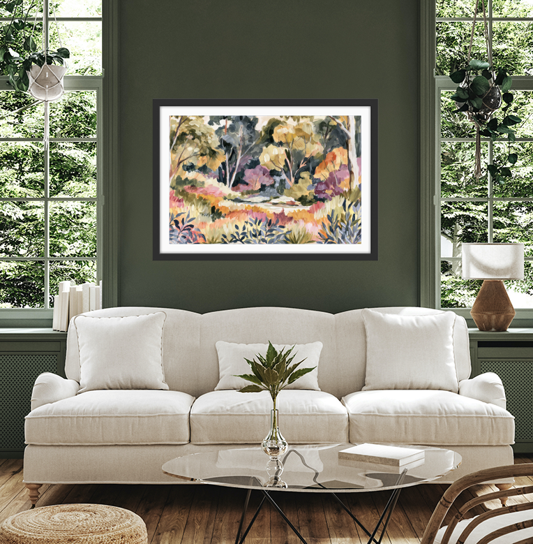 Bush Garden Bloom IHeartStudio - Australian Eucalyptus Nature Canvas Art Print