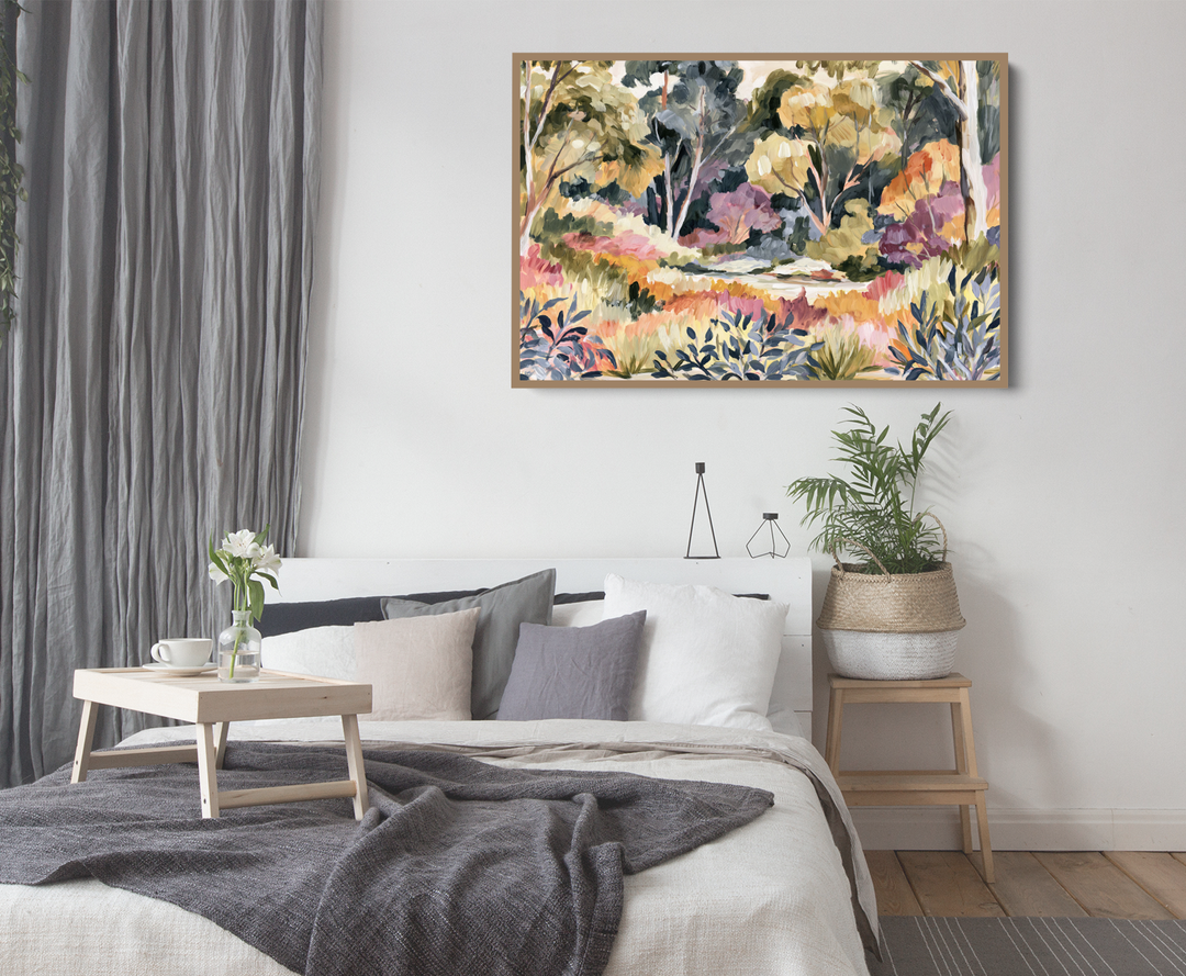 Bush Garden Bloom IHeartStudio - Australian Eucalyptus Nature Canvas Art Print