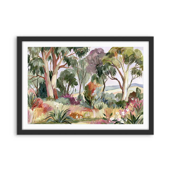 Bush Garden North Facing By IHeartStudio - Australian Eucalyptus Nature Canvas Art Print