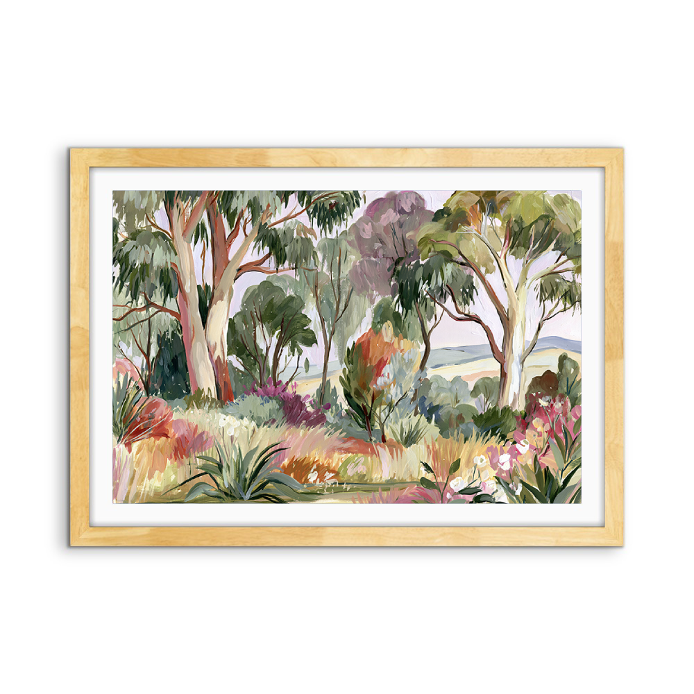 Bush Garden North Facing By IHeartStudio - Australian Eucalyptus Nature Canvas Art Print
