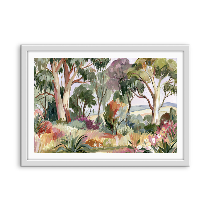 Bush Garden North Facing By IHeartStudio - Australian Eucalyptus Nature Canvas Art Print