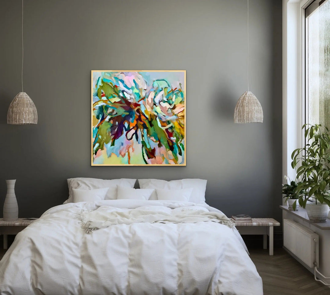 Bush Posy - Australian Native Flower Inspired Artwork - Australian Nature Wall Art I Heart Wall Art Australia 