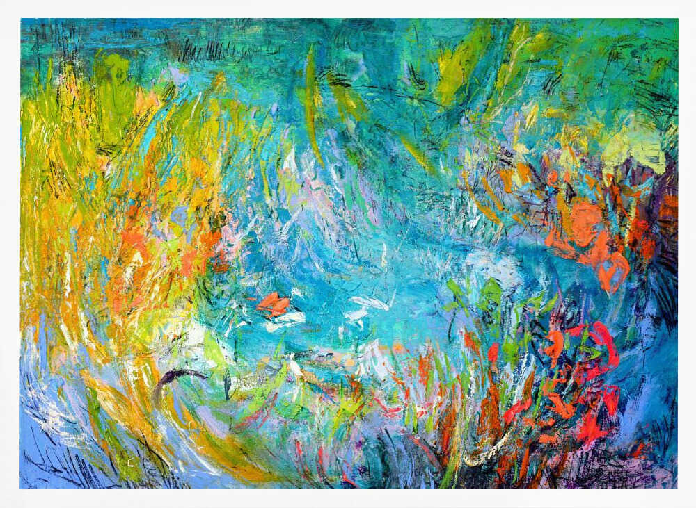 Butterfly Garden - Stretched Canvas, Poster or Fine Art Print - I Heart Wall Art - Poster Print, Canvas Print or Framed Art Print